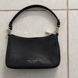 Kate Spade Black Textured Shoulder Bag